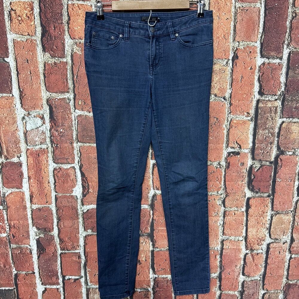 Prana Womens Kayla Jeans 4 Blue Medium Wash Organic Cotton Mid Rise Stretch